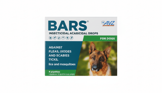 bars Dog BARS® Insecticidal Drops For Dogs From 20 Kg to 40 kg