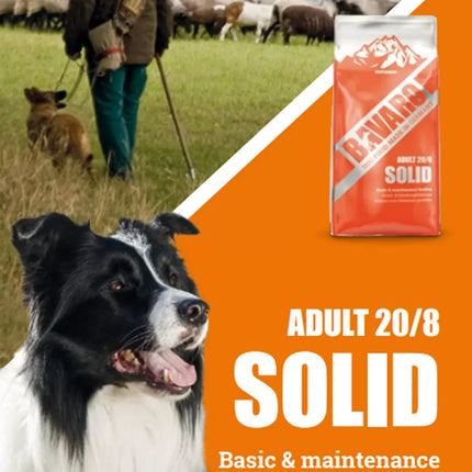BAVARO Dog BAVARO SOLID Adult Dog Dry Food 20/8 18 kg