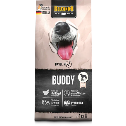 Belcando Baseline Buddy Dry Food with poultry for S to XL Breed Adult Dogs 1 kg