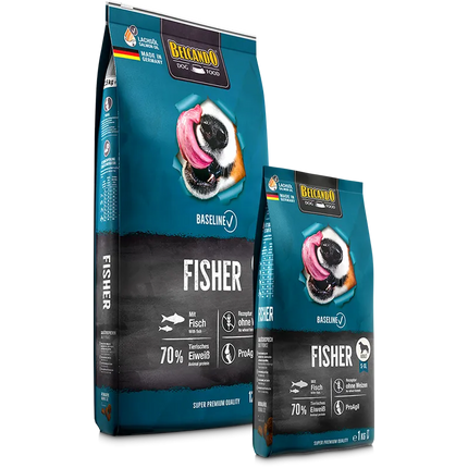 Belcando Baseline Fisher Dry Food with Fisher for S to XL Breed Adult Dogs 12.5 kg