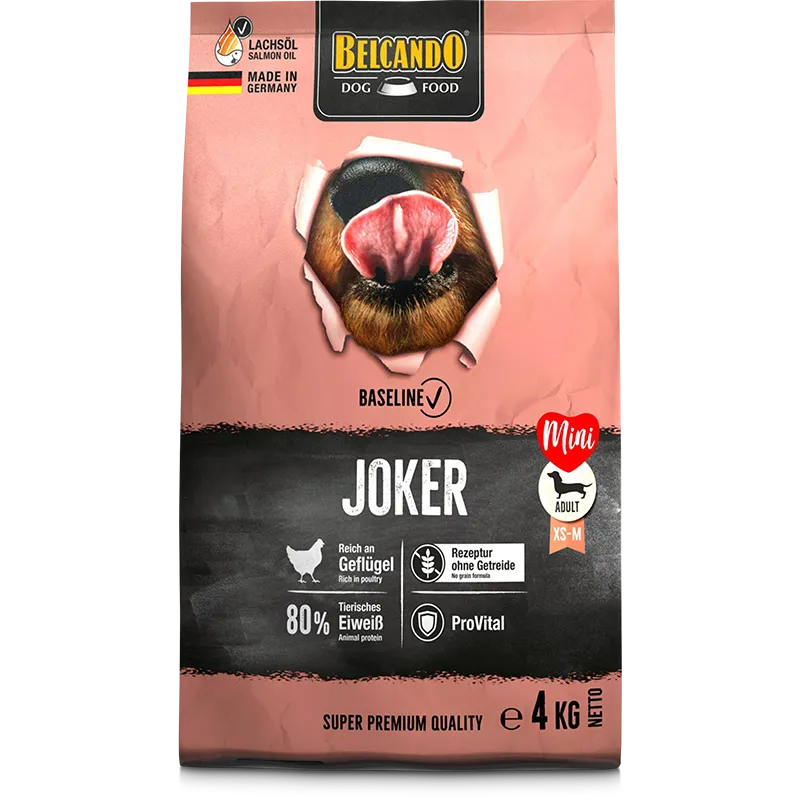 Belcando Baseline Joker Gf Dry Food for adult XS to M with Poultry 4 kg