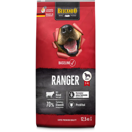 Belcando Baseline Ranger Gf Dry Food for adult S to XL with beef 12.5 kg