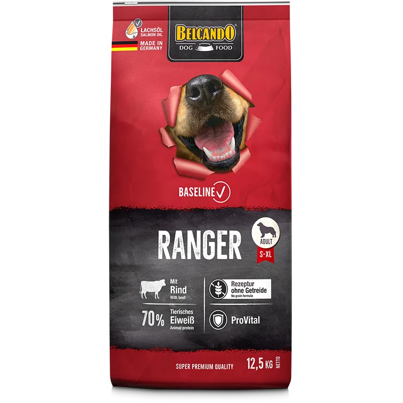 Belcando Baseline Ranger Gf Dry Food for adult S to XL with beef 12.5 kg