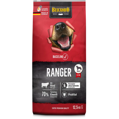 Belcando Baseline Ranger Gf Dry Food for adult S to XL with beef 12.5 kg