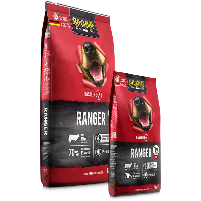 Belcando Baseline Ranger Gf Dry Food for adult S to XL with beef 12.5 kg