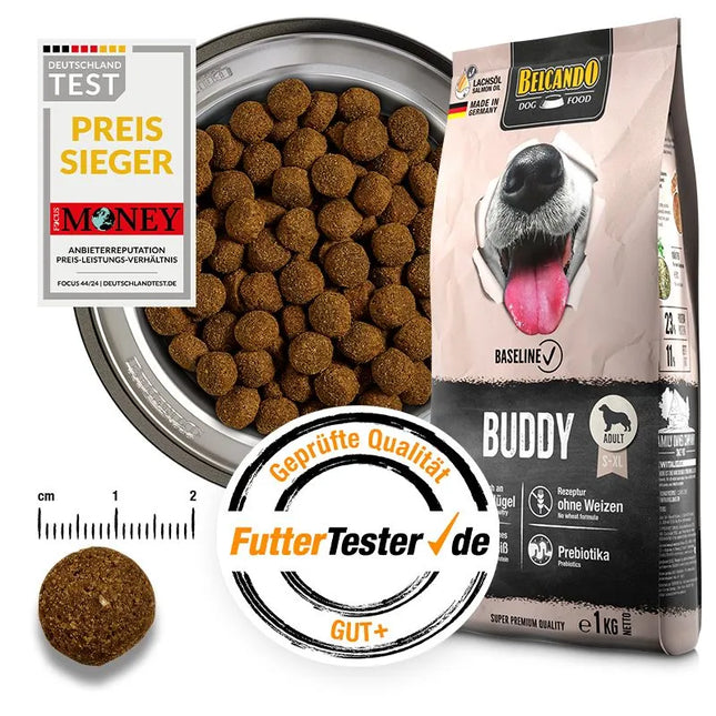 Belcando Baseline Buddy Dry Food with poultry for S to XL Breed Adult Dogs 12.5 kg