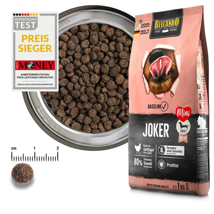 Belcando Baseline Joker Gf Dry Food for adult XS to M with Poultry 1 kg