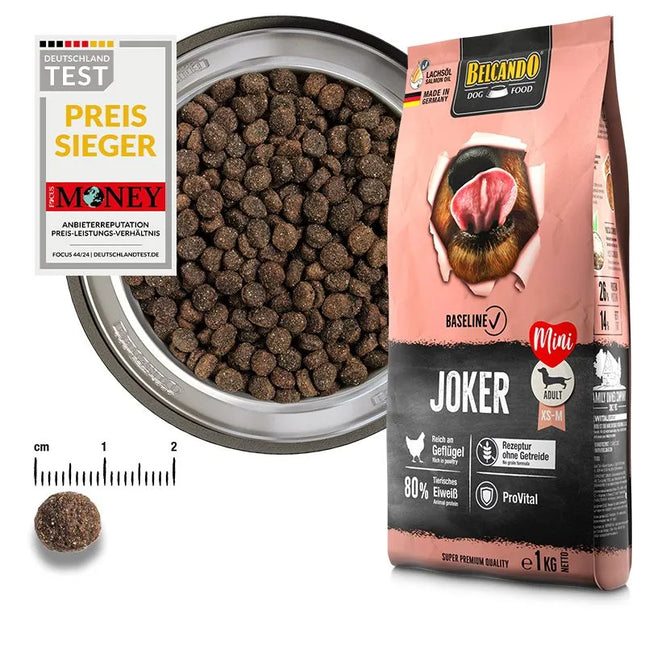 Belcando Baseline Joker Gf Dry Food for adult XS to M with Poultry 1 kg