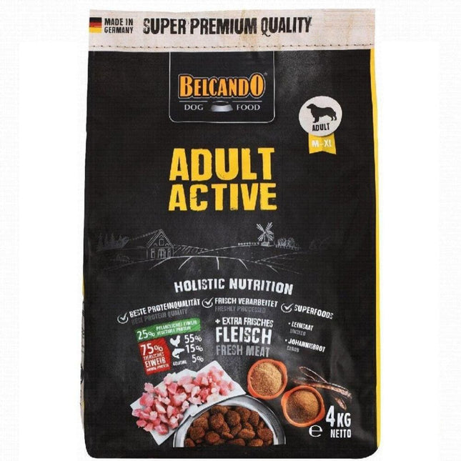 Belcando Dog Belcando Adult Active Dog Dry Food  M-XL 4 kg