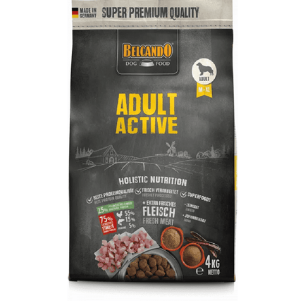 Belcando Dog Belcando Adult Active Dog Dry Food  M-XL 4 kg