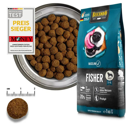 Belcando Dog Belcando Baseline Fisher Dry Food with Fisher for S to XL Breed Adult Dogs 1 kg