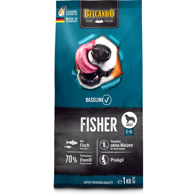 Belcando Dog Belcando Baseline Fisher Dry Food with Fisher for S to XL Breed Adult Dogs 1 kg