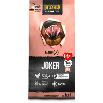 Belcando Dog Belcando Baseline Joker Gf Dry Food for adult XS to M with Poultry 1 kg