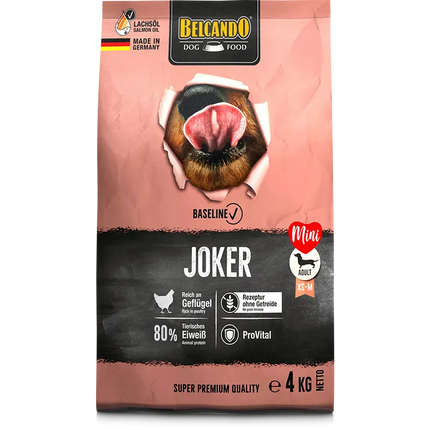 Belcando Dog Belcando Baseline Joker Gf Dry Food for adult XS to M with Poultry 4 kg