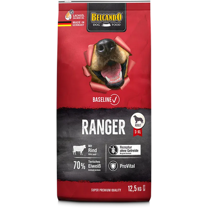 Belcando Dog Belcando Baseline Ranger Gf Dry Food for adult S to XL with beef 12.5 kg