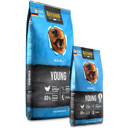 Belcando Dog Belcando Baseline Young Dry Food with poultry for M to XL Breed junior Dogs 1 kg