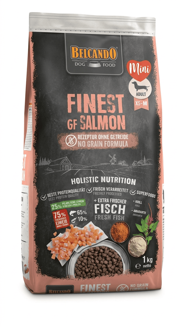 Belcando Dog Belcando Finest GF Salmon Mini Dog Food Xs -M 1 kg