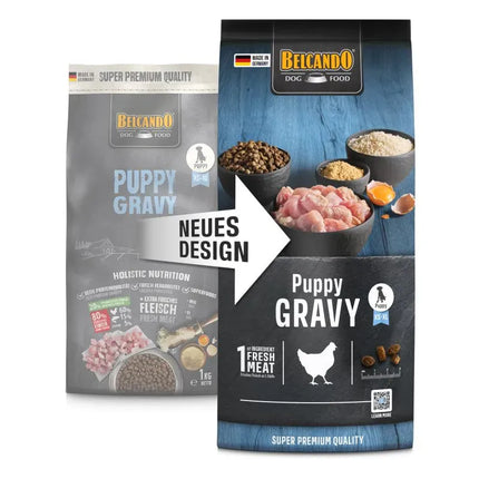 Belcando Dog Belcando Puppy Gravy Super Premium Dog Food Xs -XL 1 kg