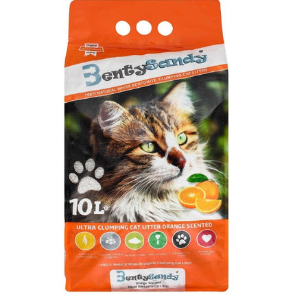 Benty Sandy Cat Benty Sandy Clumping Litter Orange Scent 10L