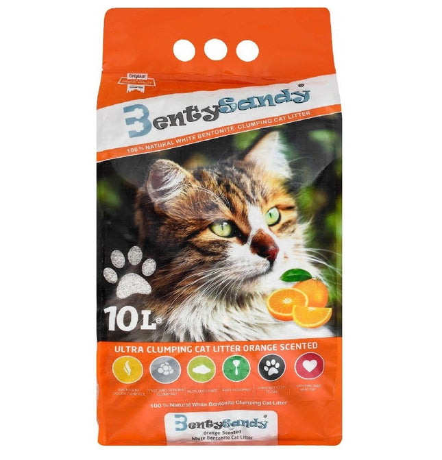 Benty Sandy Cat Benty Sandy Clumping Litter Orange Scent 10L