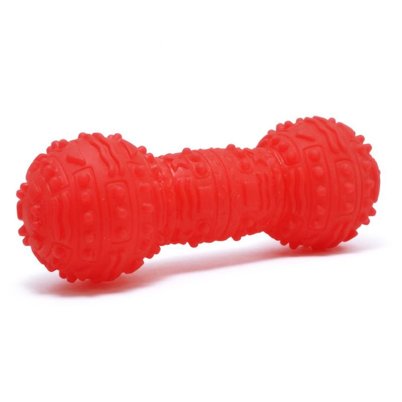 Seny Red Rubber Dumple Dog Chew Toy