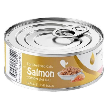 BestPet Cat BestPet Gourmet Grain-Free Neutered With Salmon In Jelly 100 gr