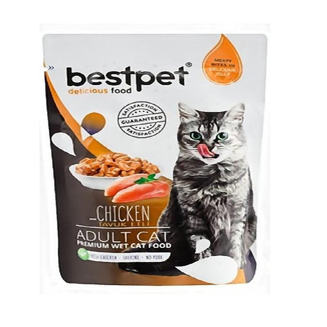 BestPet Cat BestPet Pouch Chicken Adult Cat Canned 85gr