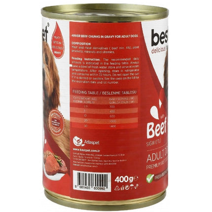 BestPet Dog BestPet Wet Food With Beef In Gravy 400g