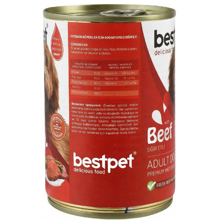 BestPet Dog BestPet Wet Food With Beef In Gravy 400g
