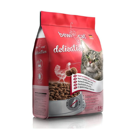 Bewi Cat Cat Bewi Cat Delicaties Dry Food with Poultry And Rice for Adult Cats 5 kg