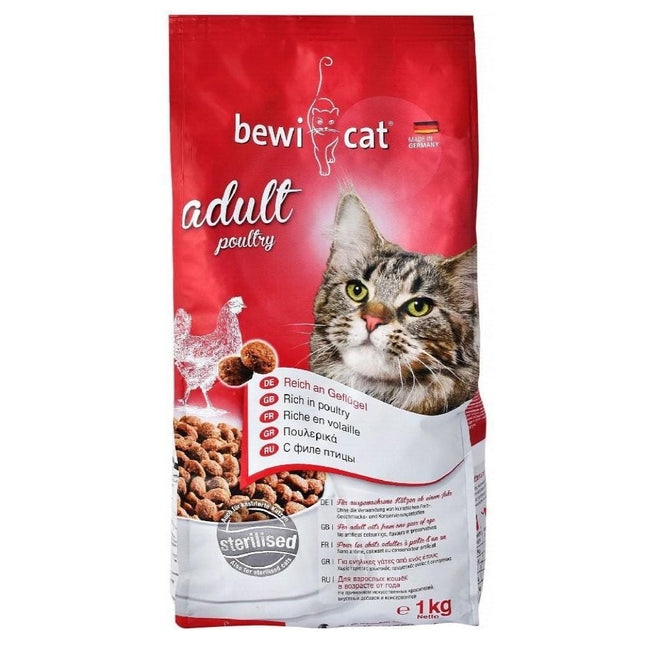 Bewi Cat Cat Bewi Cat Dry Food with Poultry for Sterilized Adult Cats 1 kg