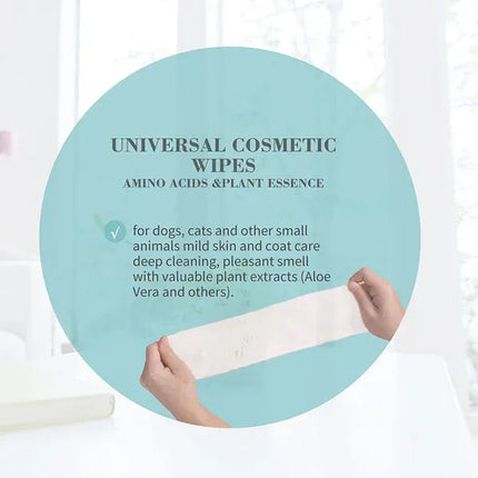 Bioline Dog and cat Bioline Pet Universal Cosmetic Wipes 10 wipes
