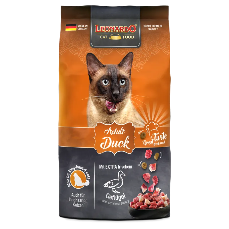 Leonardo Dry Food For Adult Cats With Duck 1.8 Kg