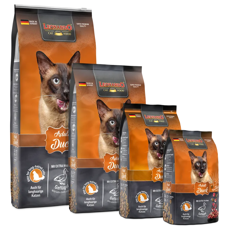 Leonardo Dry Food For Adult Cats With Duck 300 gr