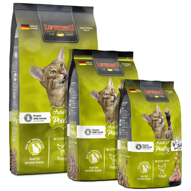 Leonardo Dry Food For Adult Cat GF With Poultry 300 gr