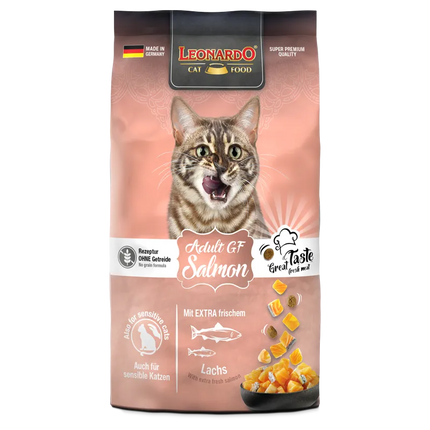 Leonardo Dry Food For Adult Cat GF With Salmon 1.8 Kg