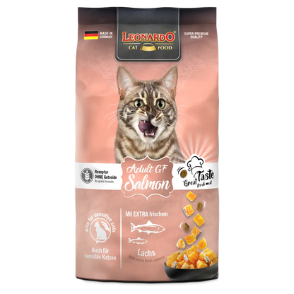 Leonardo Dry Food For Adult Cat GF With Salmon 1.8 Kg