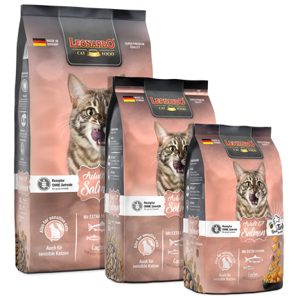 Leonardo Dry Food For Adult Cat GF With Salmon 1.8 Kg