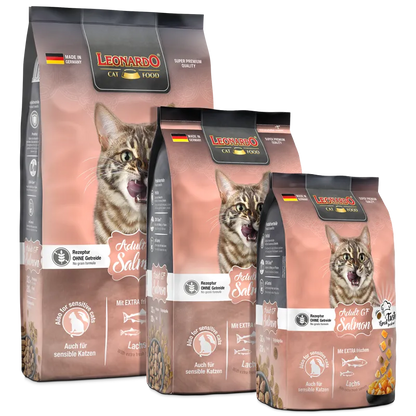 Leonardo Dry Food For Adult Cat GF With Salmon 300 gr