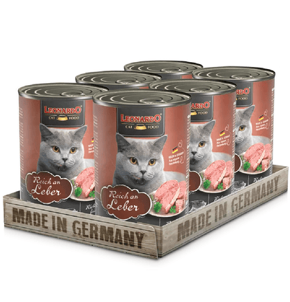 Leonardo Adult Cat Wet Food Rich In liver 400 gr