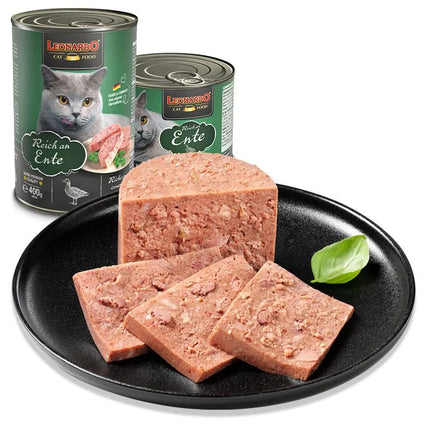 Leonardo Adult Cat Wet Food Rich In Duck 200 gr