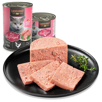 Leonardo Wet Food with Pure Poultry for Adult Cats 200 gr