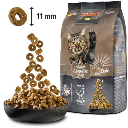 Leonardo Dry Food For Adult Cats Complete 32/16 With Poultry 1.8 kg