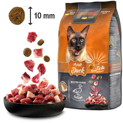 Leonardo Dry Food For Adult Cats With Duck 300 gr