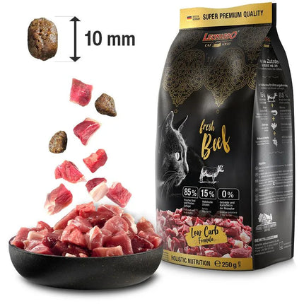 Leonardo GF and holistic Dry Food For adult Cats With Fresh Beef 1.5 Kg