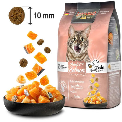 Leonardo Dry Food For Adult Cat GF With Salmon 1.8 Kg