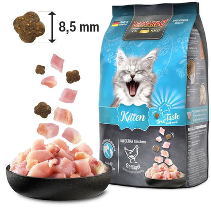 Leonardo Dry Food For kitten Cats With Poultry 1.8 Kg