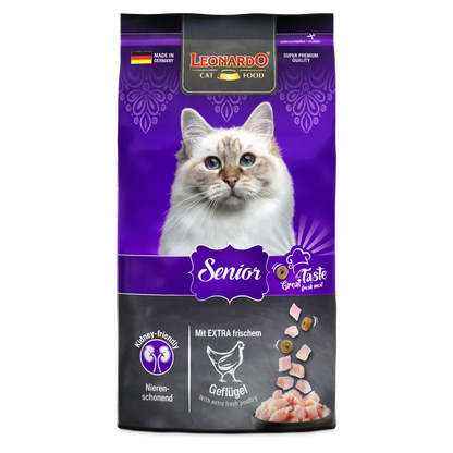 Leonardo Dry Food For Senior Cats With Chicken 1.8 kg