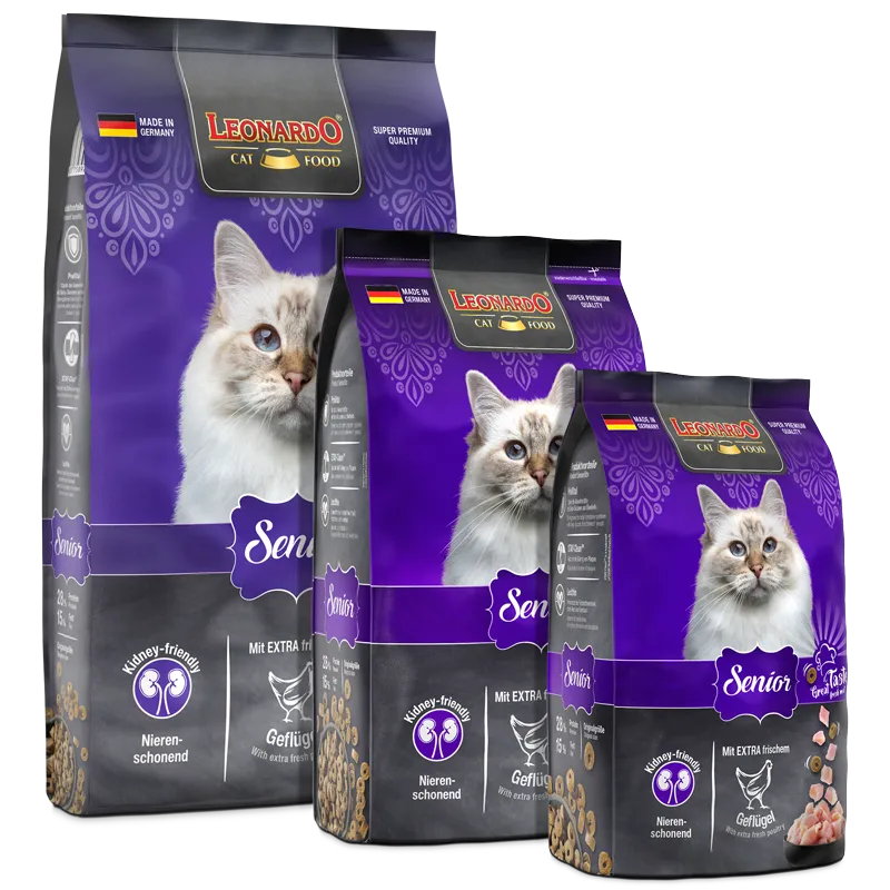 Leonardo Dry Food For Senior Cats With Chicken 1.8 kg