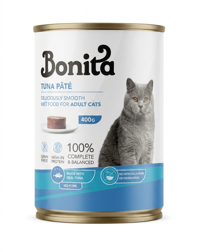 Bonita Cat Bonita Tuna Pâté Wet Cat Food 400g